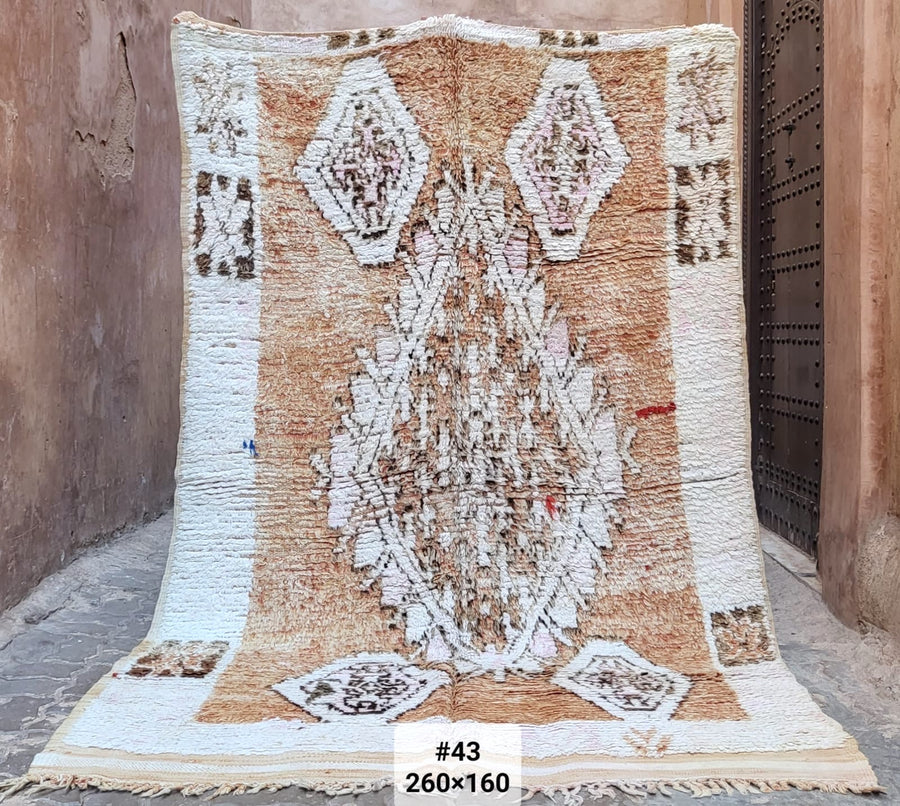 Terracotta & Cream | Moroccan vintage rug