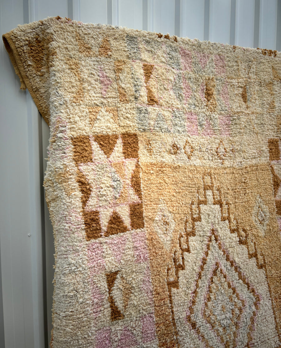 Sandy Pastels | Moroccan vintage rug | In Stock