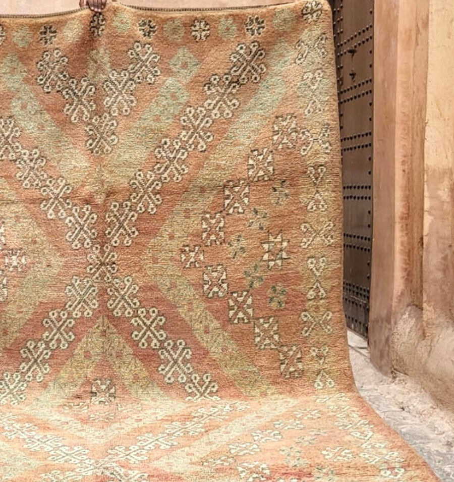 Soft Rust | Moroccan vintage rug