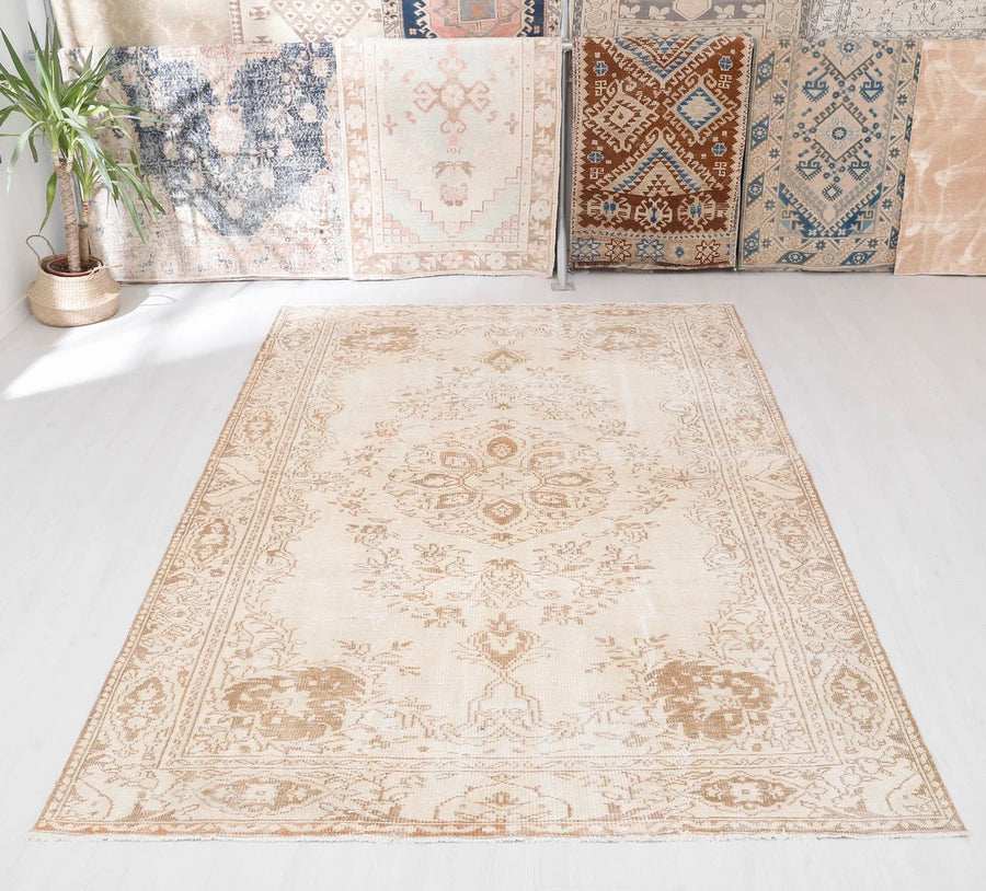 Turkish Pastels Anatolian vintage rug