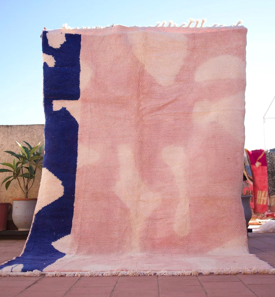 Pastel Abstract | Moroccan Beni rug