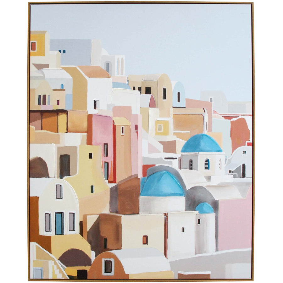 Mediterranean framed canvas art