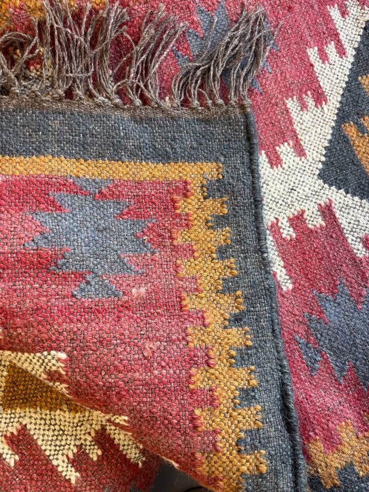 Extra Long Kilim Hand-knotted Runner