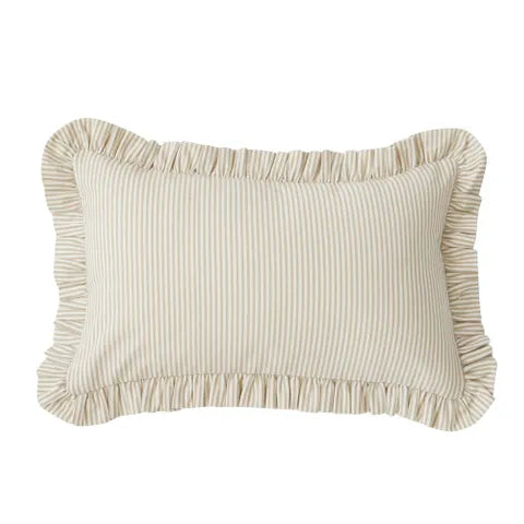 Bonny Cott Cushion 30x50cm Taupe/Ivory