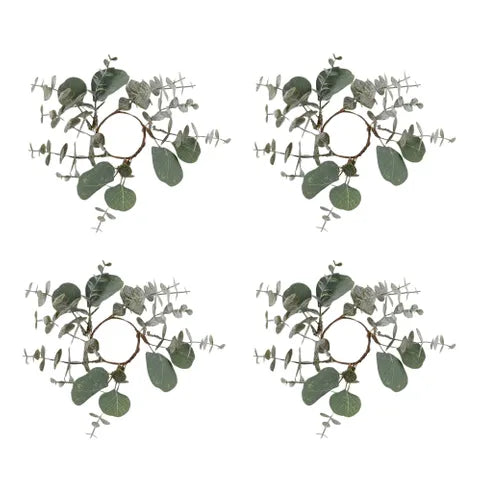 Eucalyptus Napkin Rings - set of 4