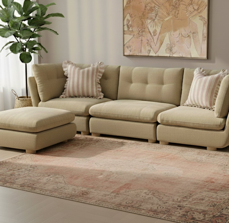 Burnt Peach | Vintage Rug