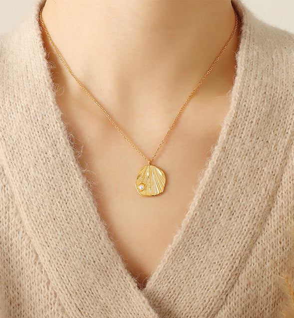 Seashell Gold Plated Necklace