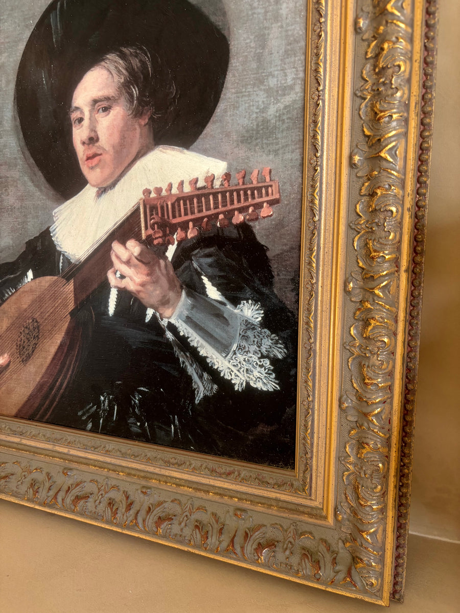 Framed Print | Lute Player