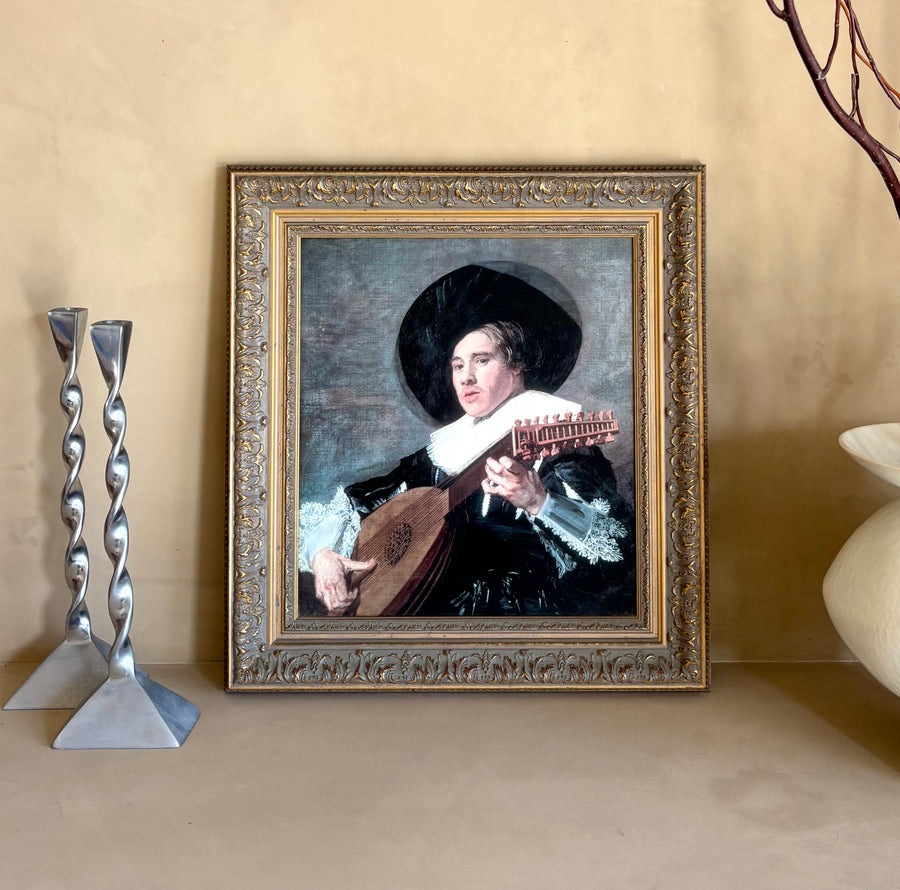 Framed Print | Lute Player