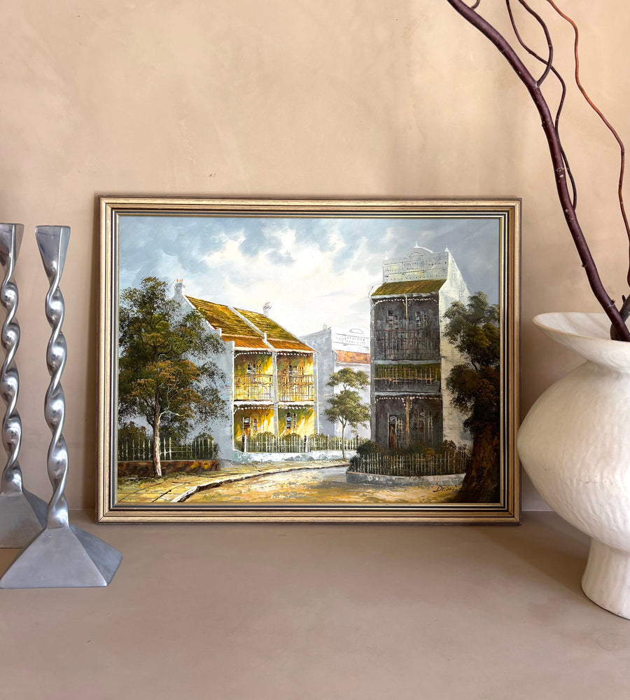 Oil Painting | Terrace Houses | Durrie