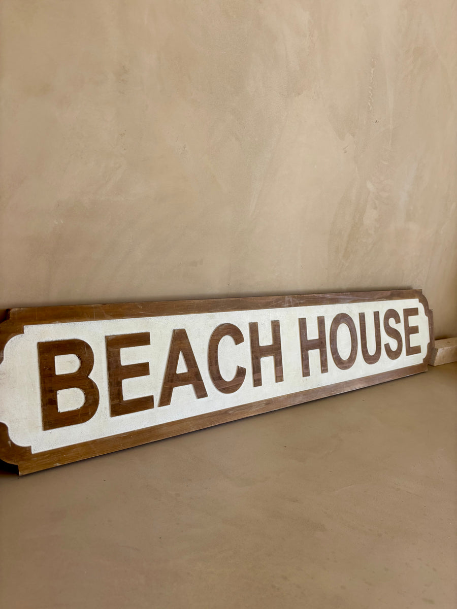 Beach House | Wooden wall sign