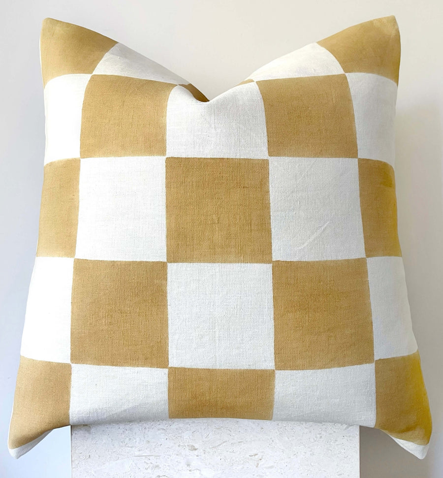 checkered cushion biscuit