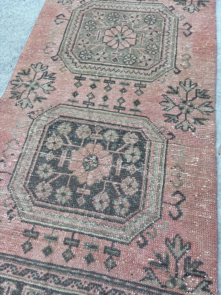 Dusty Rose Turkish Runner