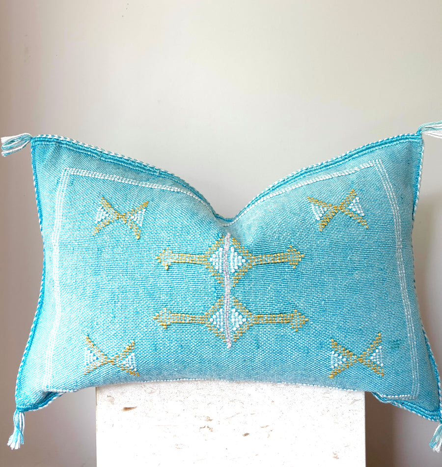 Sea Blue cactus silk | Lumbar