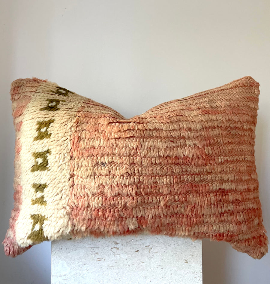 Peachy Rose | Vintage cushion | Seconds stock