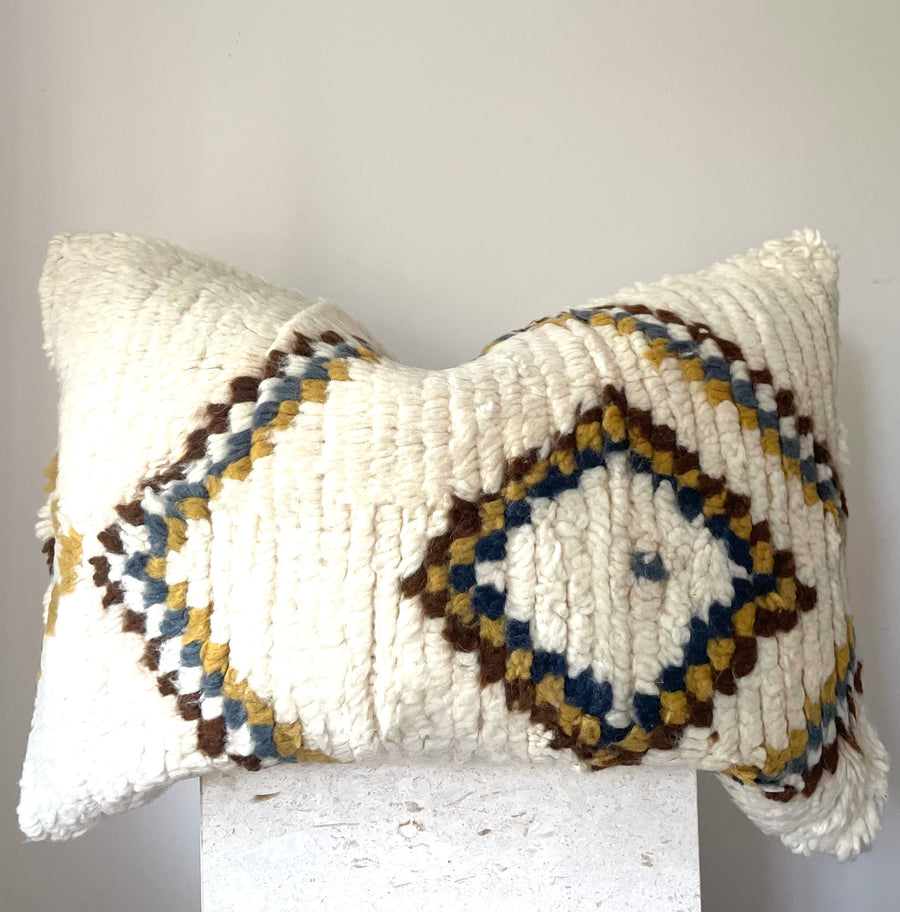 Creamy Mountains | Vintage cushion