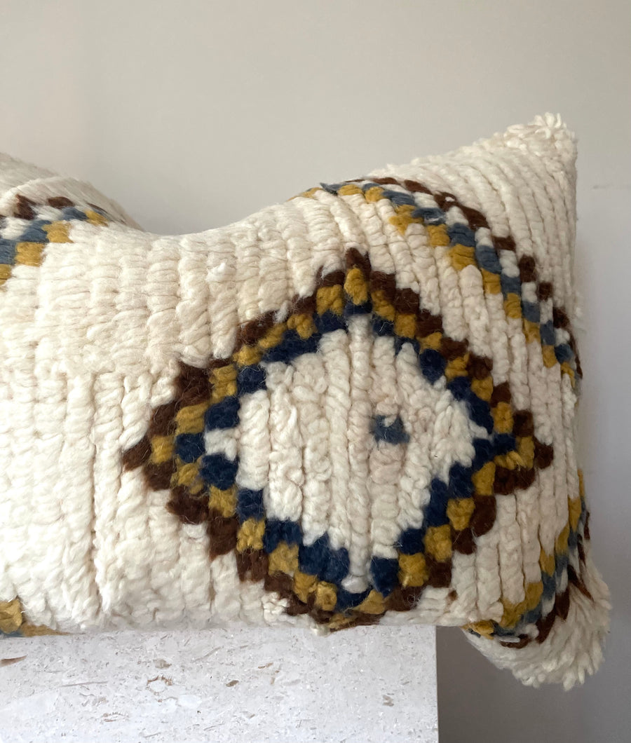 Creamy Mountains | Vintage cushion