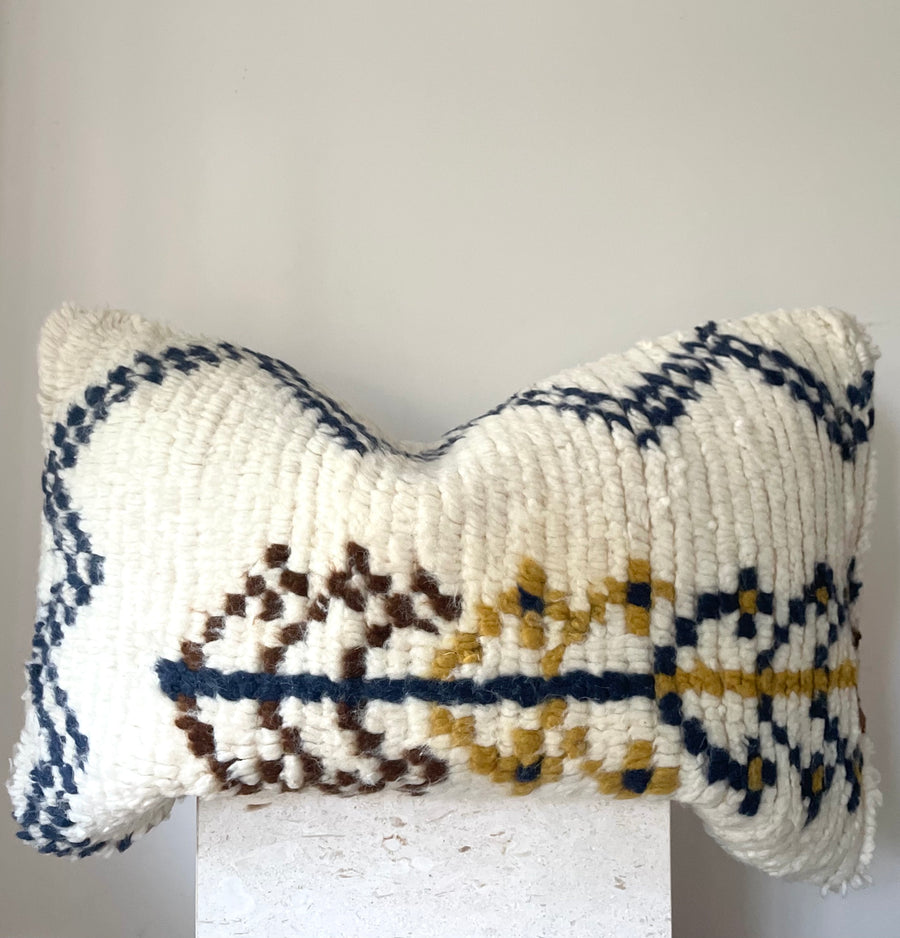 Snow & Indigo | Vintage cushion