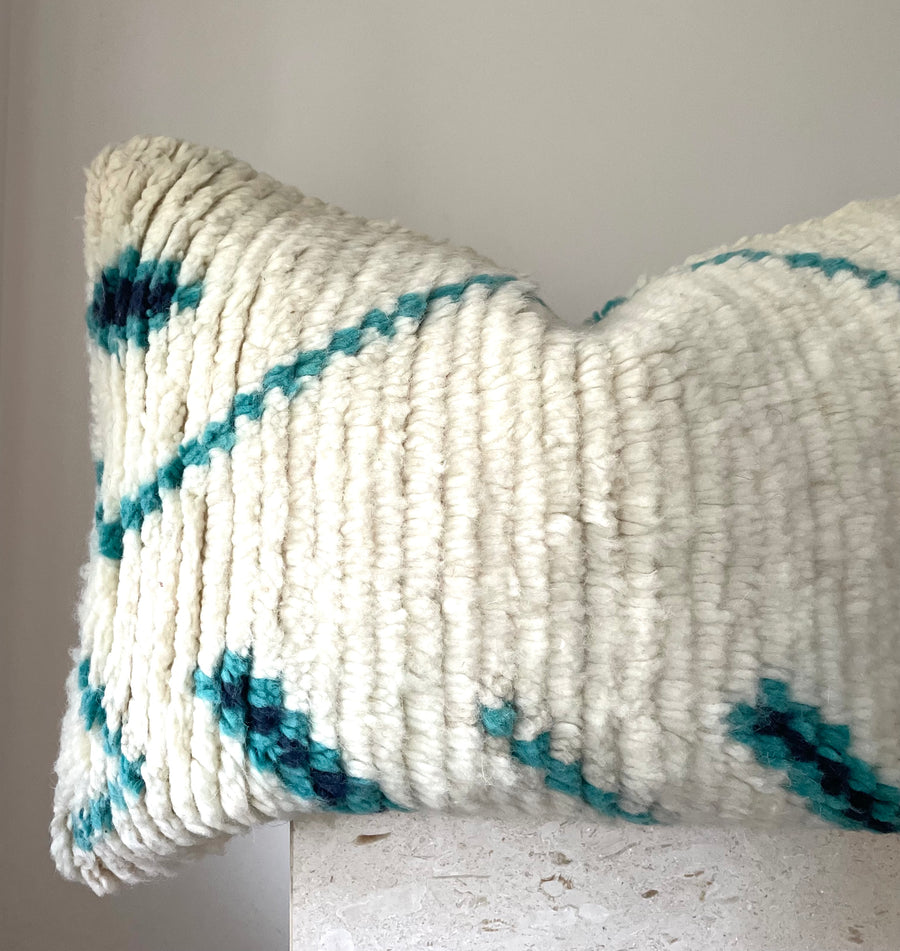 Blue Lagoon | Vintage cushion