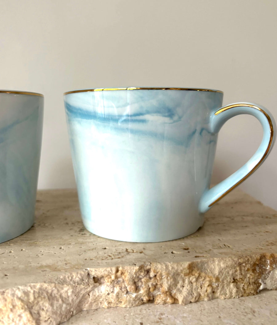 blue marble mug