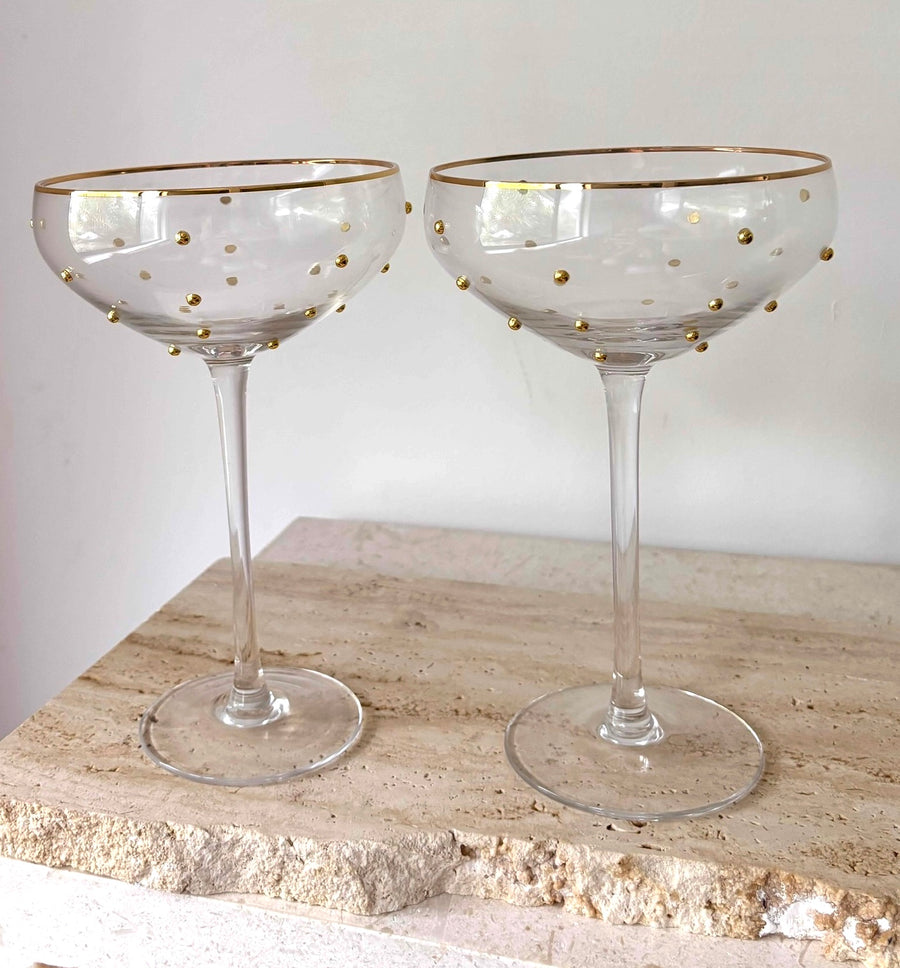 Sparkle Gimlet Glasses | Set of 2