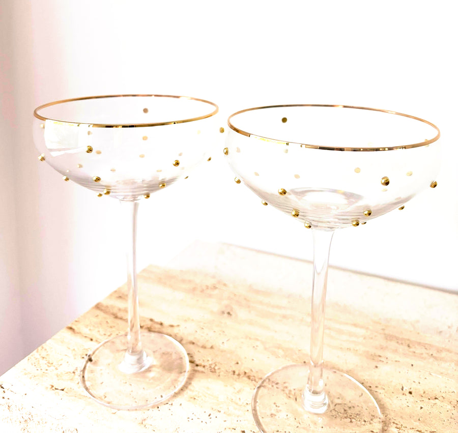 Sparkle Gimlet Glasses | Set of 2