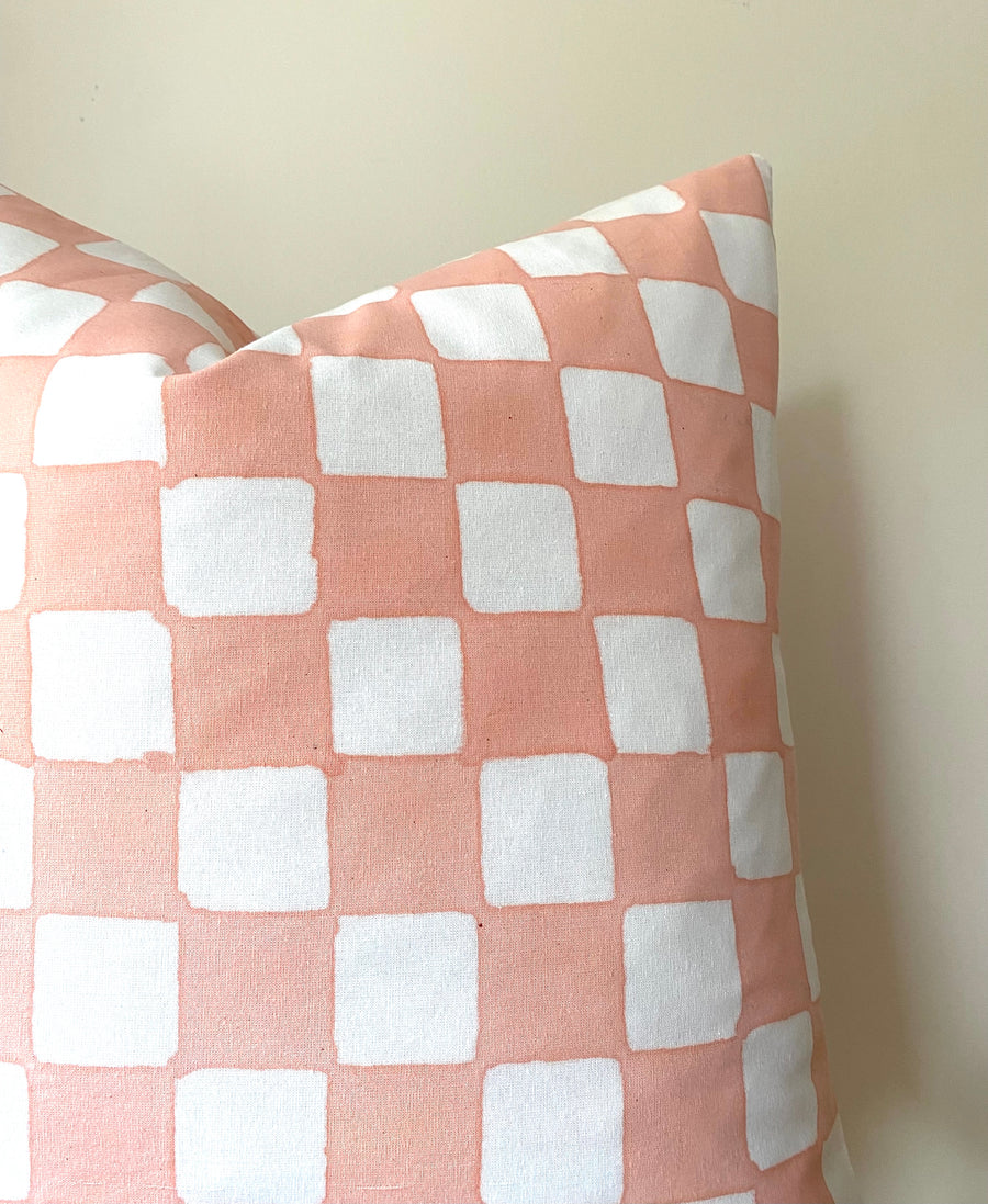 Checkers Cotton Cushion | SECONDS