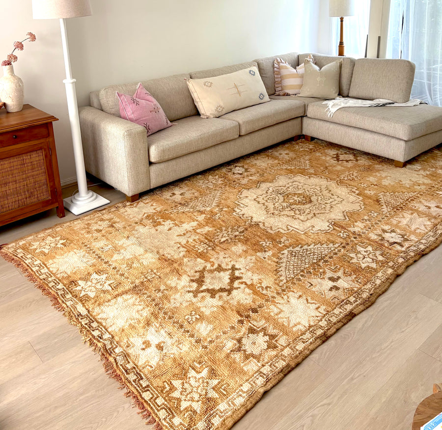 Moroccan Caramel | Vintage rug