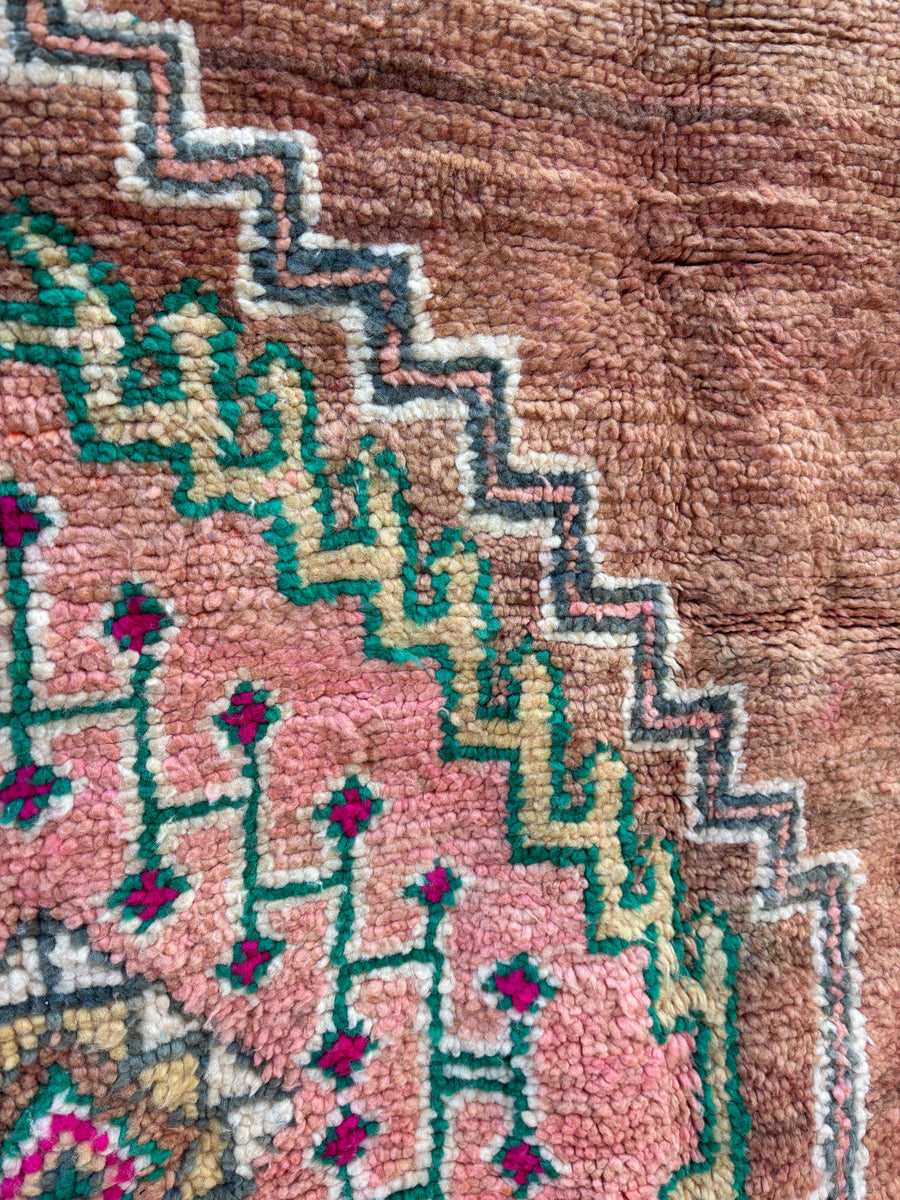 Golden Sand & Teal | Moroccan rug