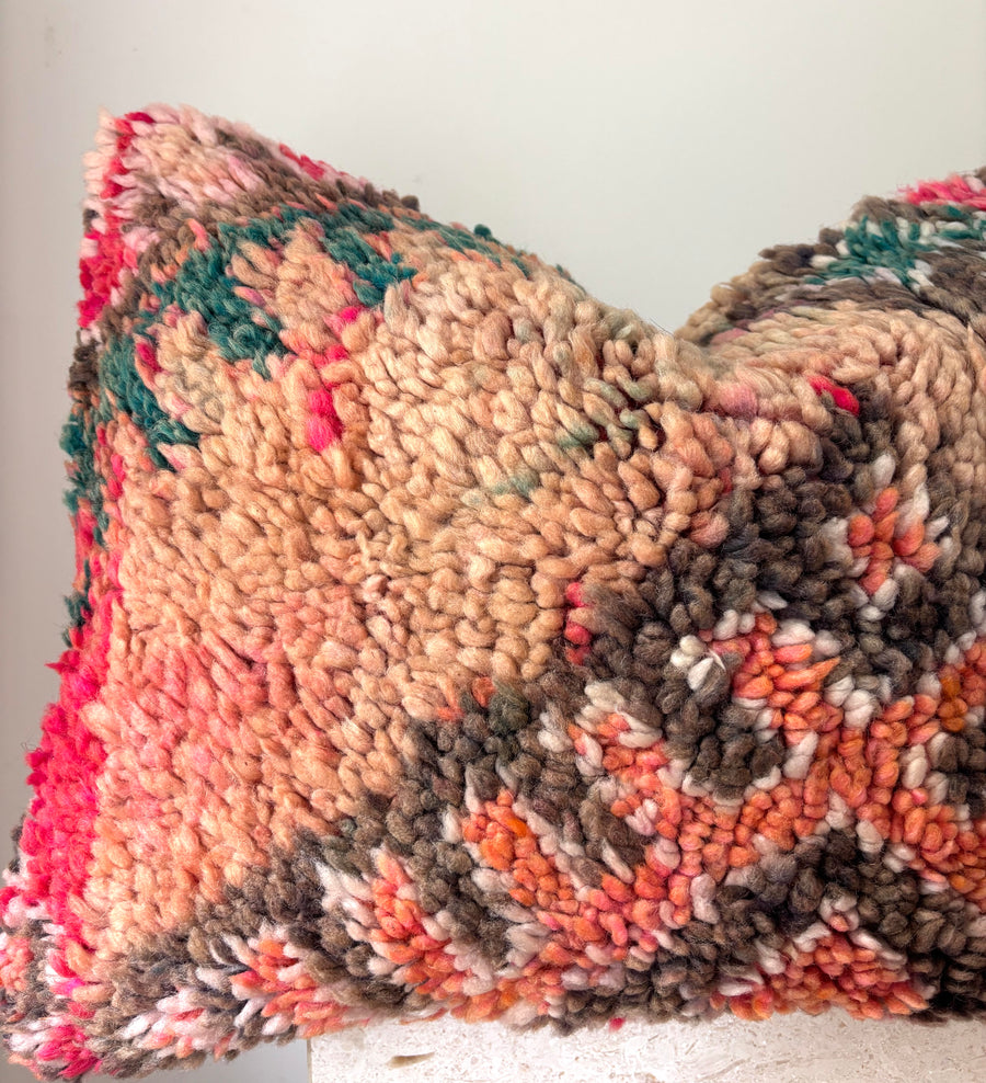 Apricot & Pink | Vintage cushion