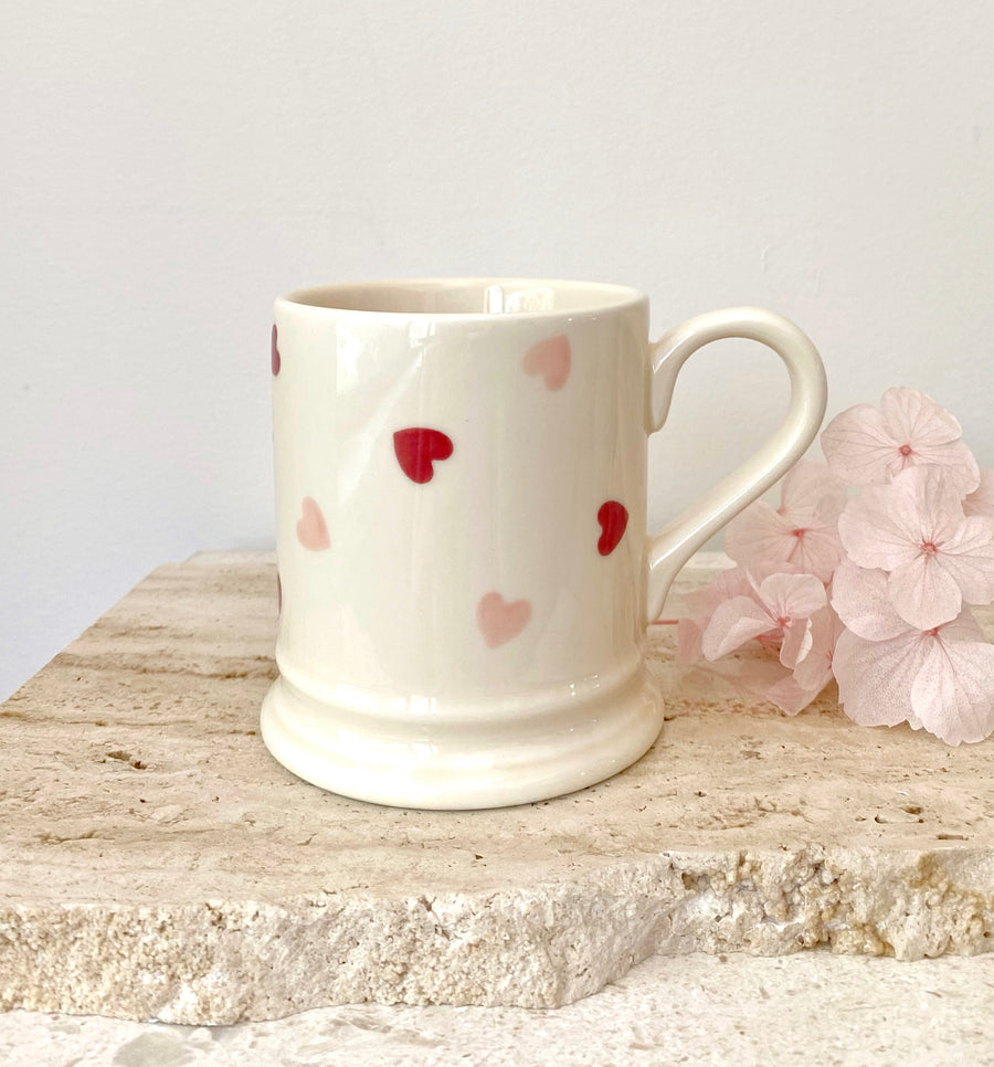 Hearts Hand Painted Mug | Large