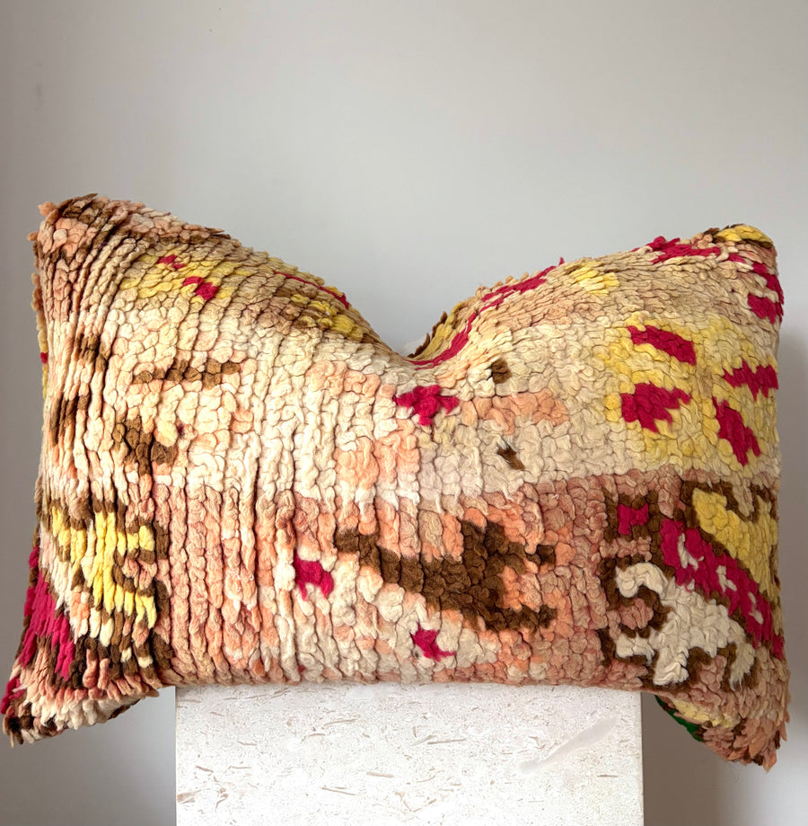 Light Apricot vintage cushion