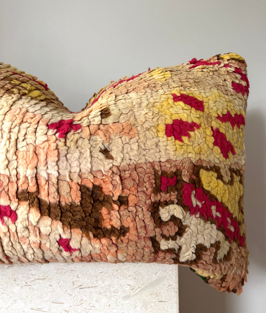 Light Apricot vintage cushion