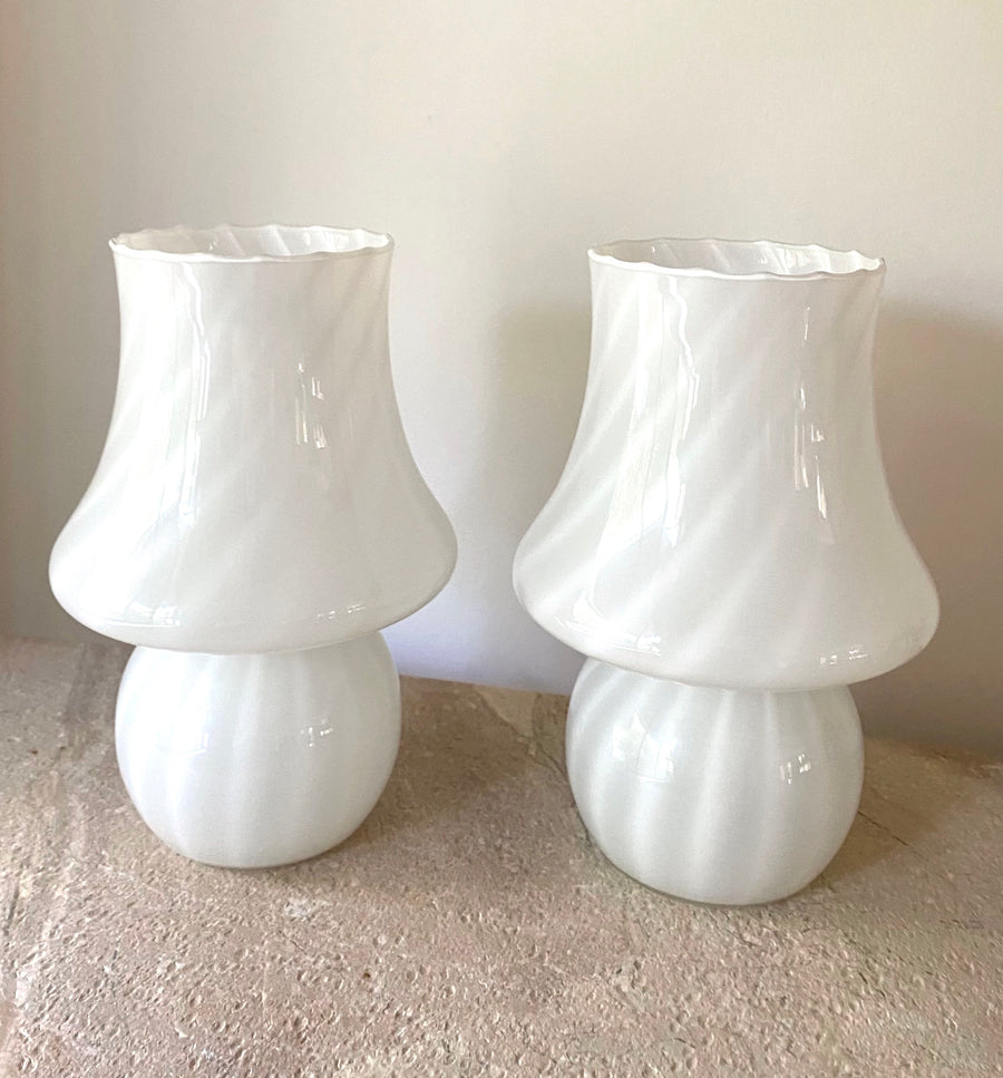 Pair of Authentic Murano lamps | Hand-blown