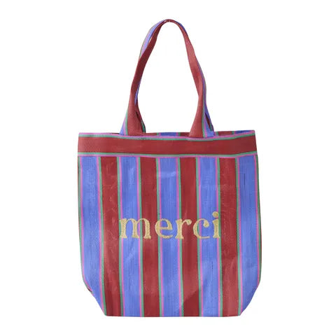 Merci Recycled Tote 38x10x40cm Multi