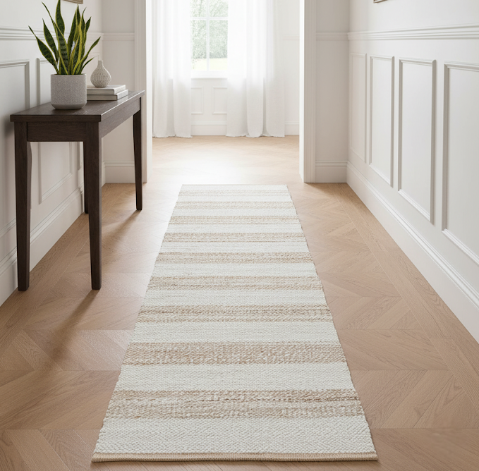 Noosa Natural & White Runner