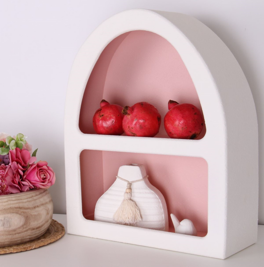 Santorini Arch Shelf | Blush