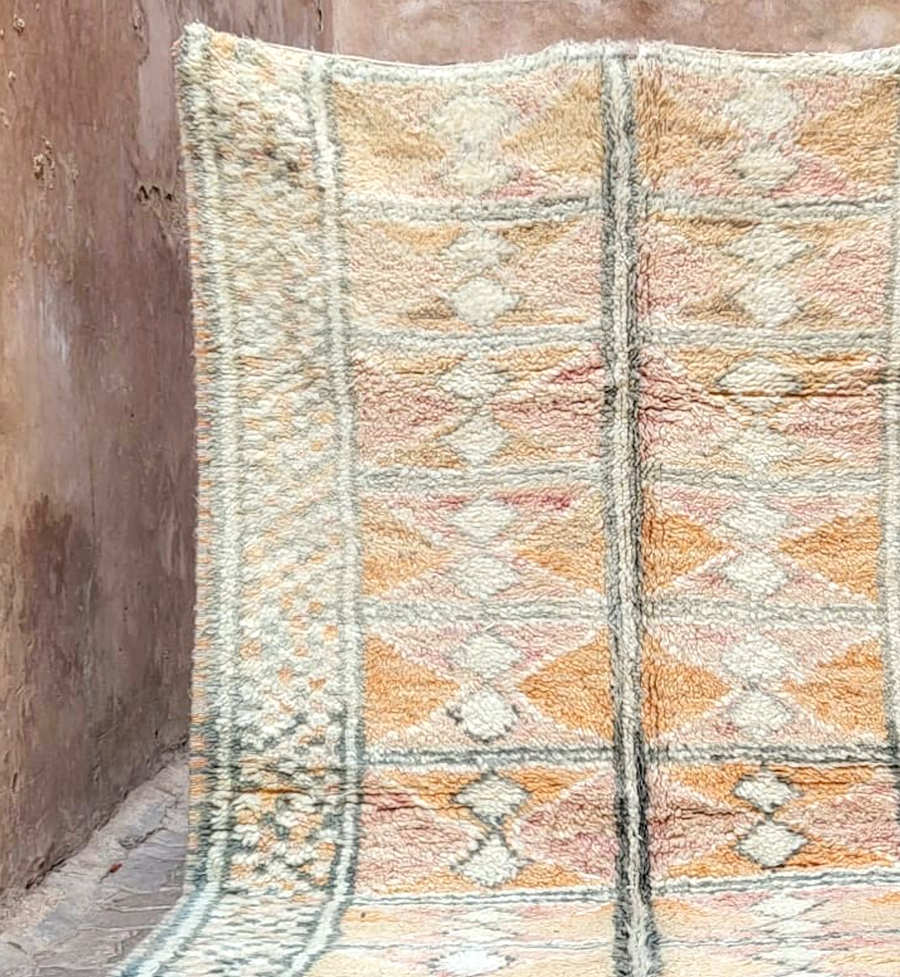 Pastel Skies | Moroccan vintage rug