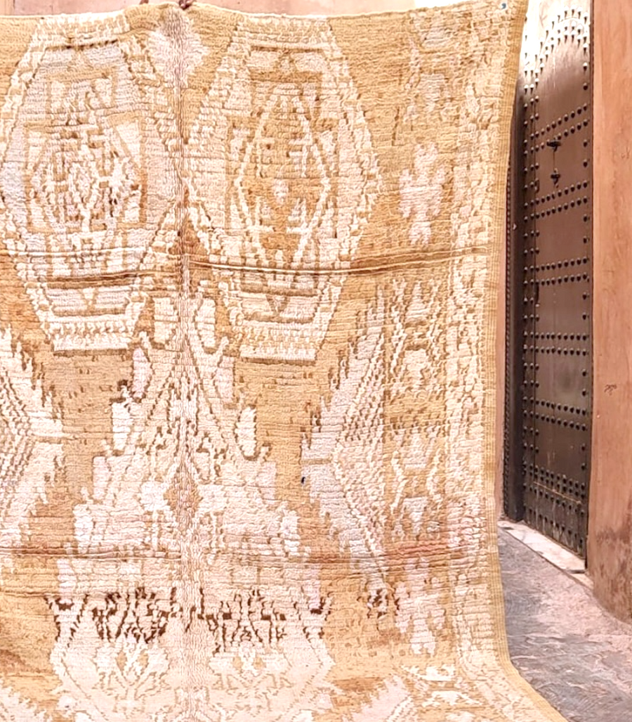 Golden Pastels | Moroccan rug