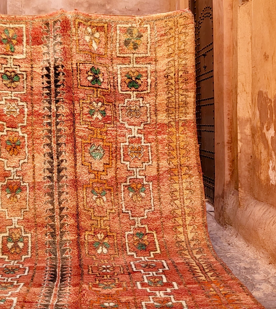 Village berbère | Tapis vintage marocain 