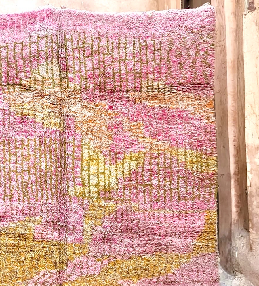 Golden Pink | Vintage rug