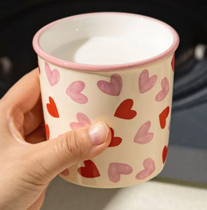 Coco Ceramic Mugs | Hearts or Polka