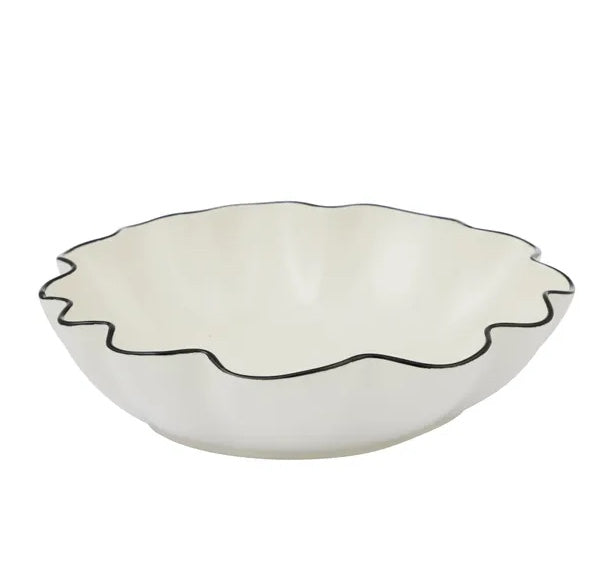 Winslow Ceramic wavy Bowl | 24cm