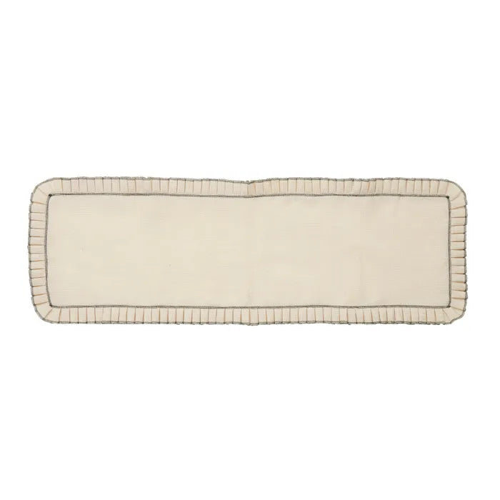Pleated Jute Table Runner 120cm