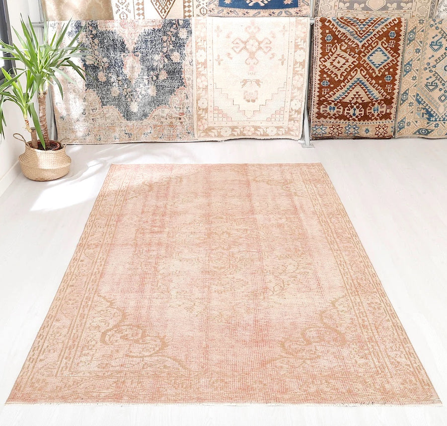 Warm Blush vintage rug