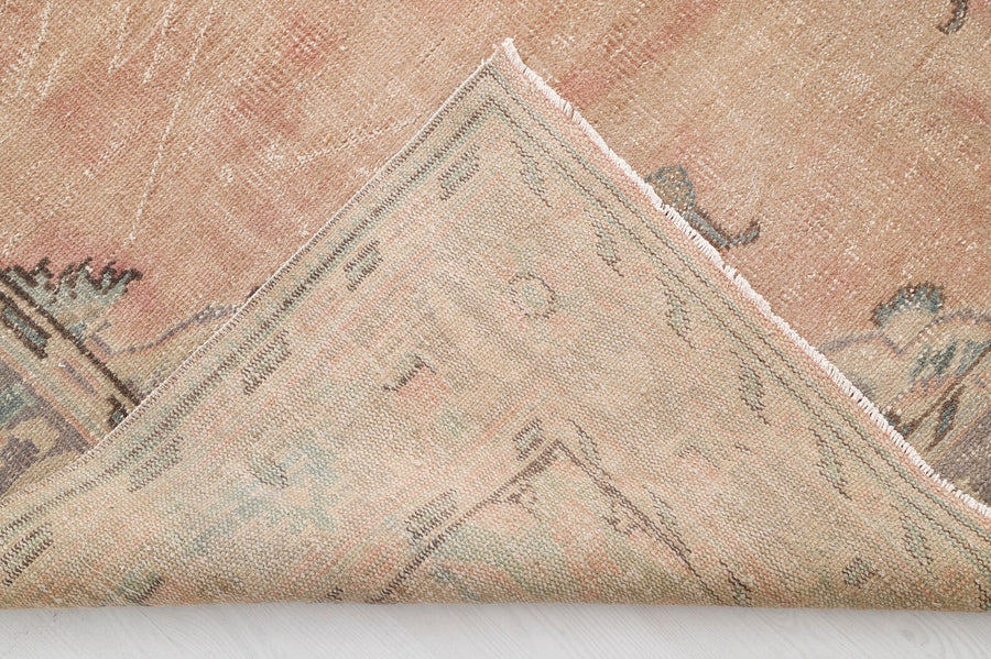 Desert Peach Anatolian vintage rug