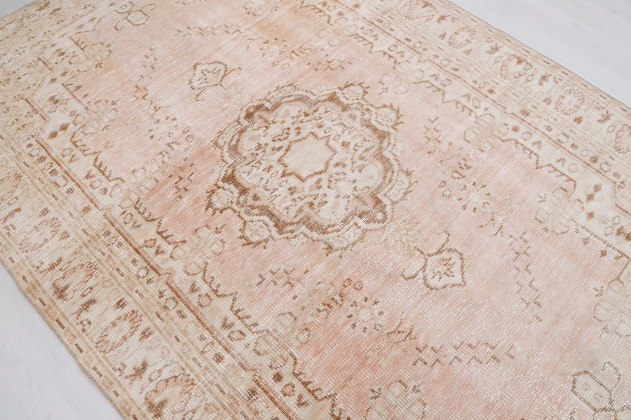 Blush & Sand Turkish vintage rug