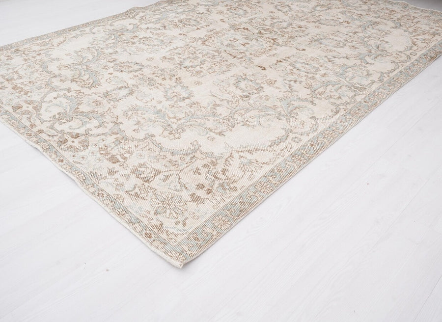 Pastel & Cream Turkish Rug