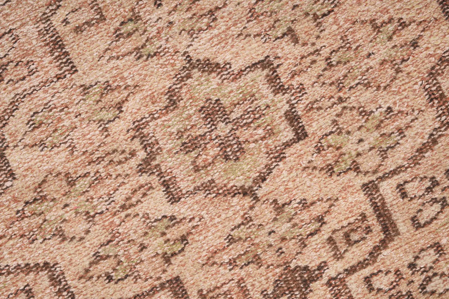 Dusty Rose Turkish vintage rug