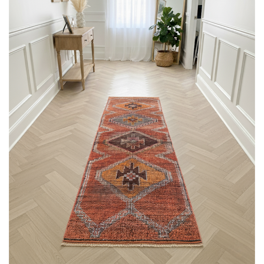 Dusty Rose Turkish Runner